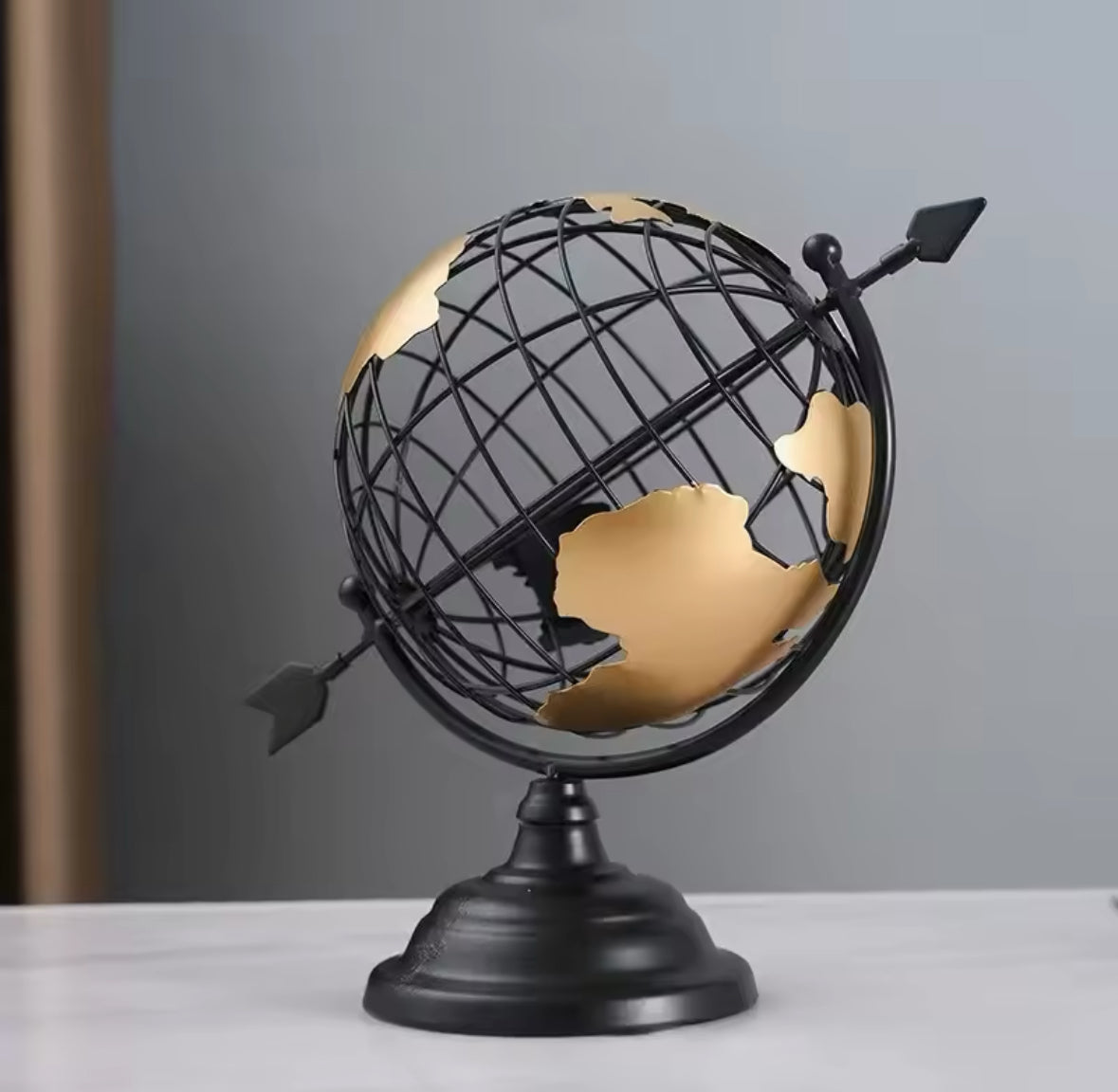 Globo terráqueo decorativo