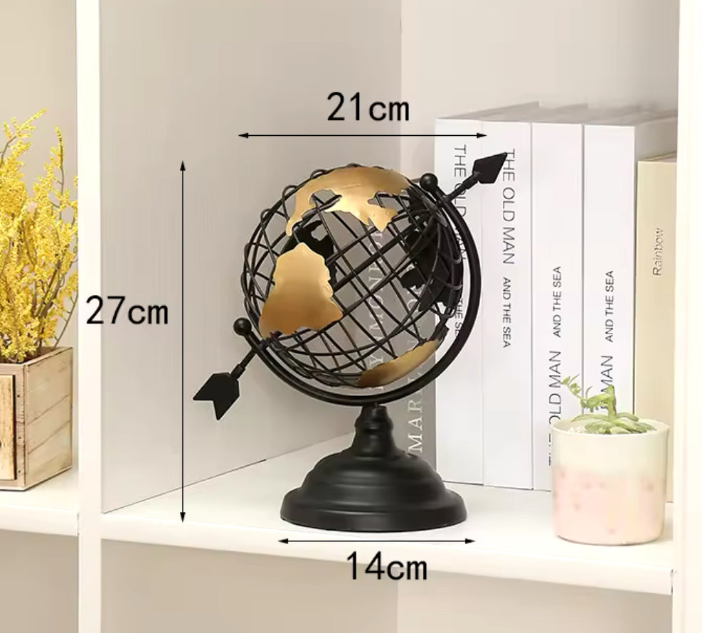 Globo terráqueo decorativo