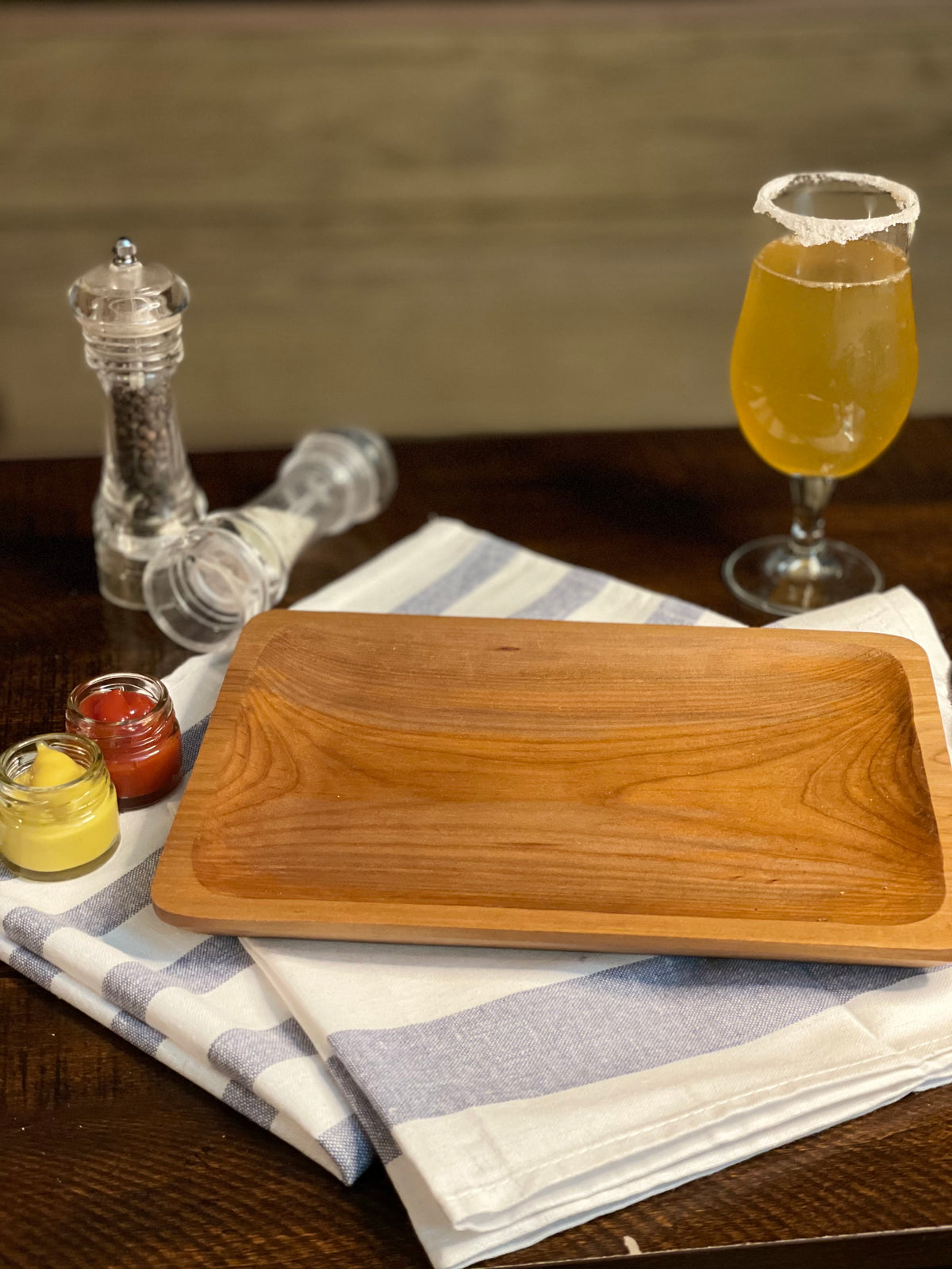 Set de platos madera nativa