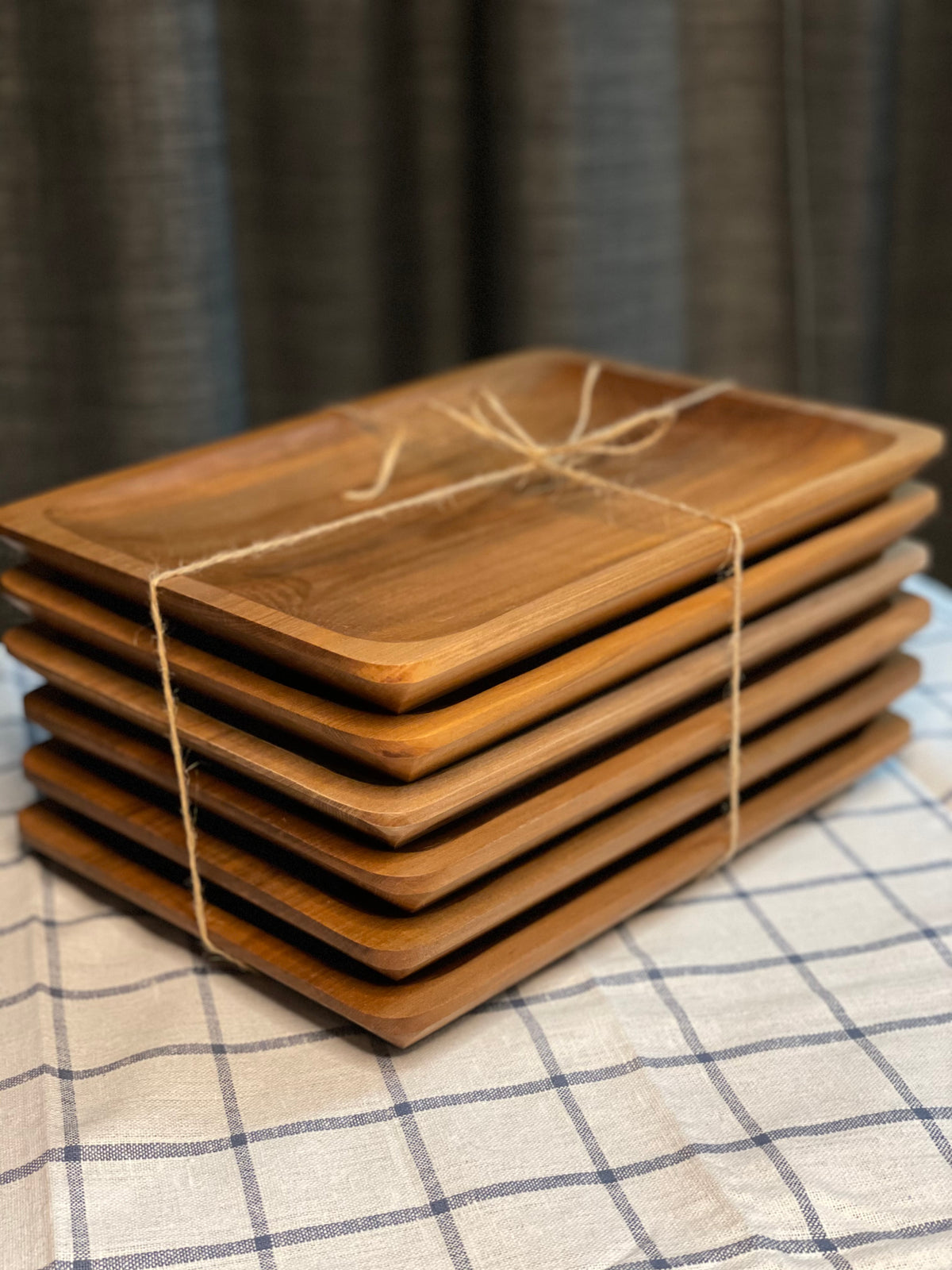 Set de platos madera nativa