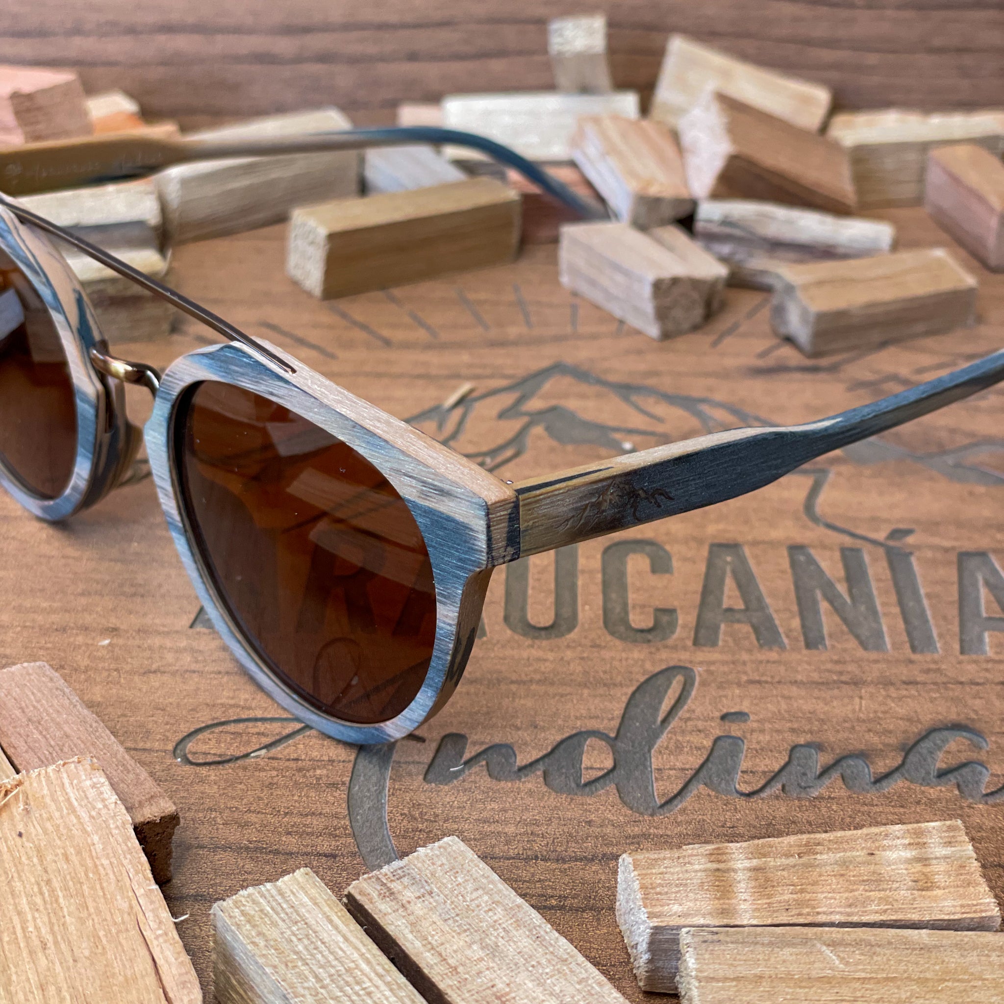 Lentes de sol modelo Nahuelbuta Tienda Araucania Andina